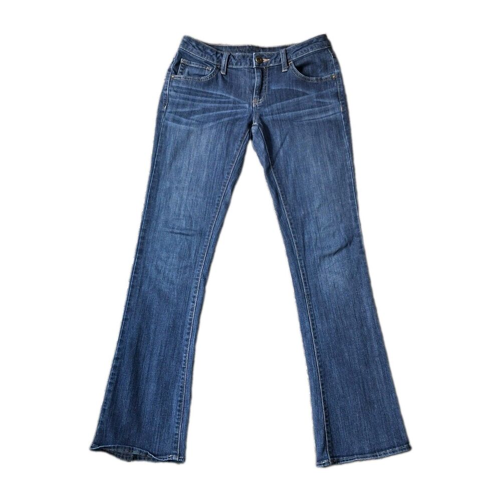 Simply Vera Vera Wang Low Rise Bootcut Denim Jeans Medium Wash Size 2 Indie Y2K